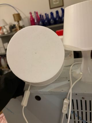 Coppia Lampade da Tavolo di plastica