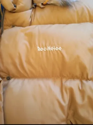 Cazadora de plumas natural