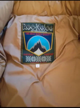 Cazadora de plumas natural