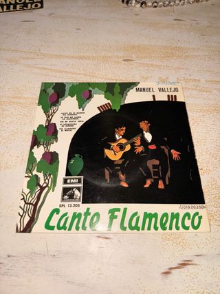 Disco Vinilo Canto Flamenco Manuel Vallejo