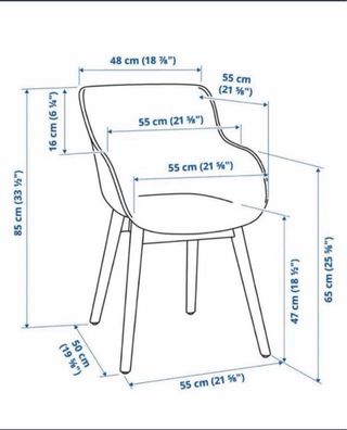 Conjunto 4 Sillas Torvid Ikea interior/exterior