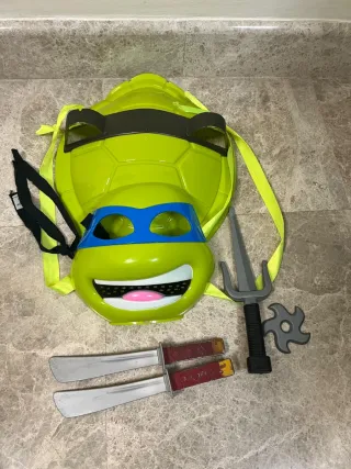 Disfraz Tortugas Ninja: Máscara y Accesorios