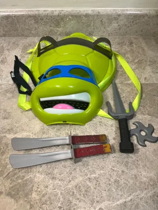 Disfraz Tortugas Ninja: Máscara y Accesorios