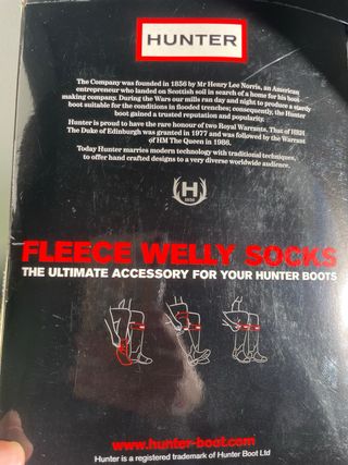 Calcetines Hunter Fleece Welly Talla Única