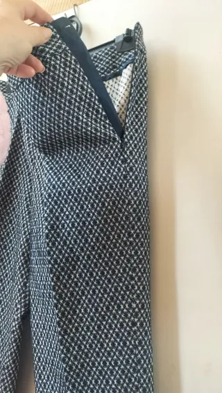 Pantalón de vestir estampado mujer