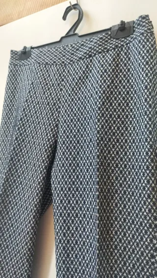 Pantalón de vestir estampado mujer