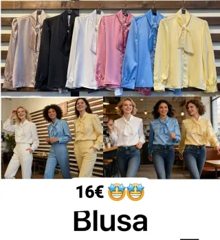 Blusa elegante mujer
