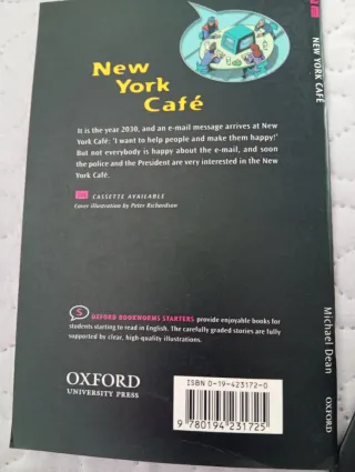 Libro para estudiantes en inglés. New York Café