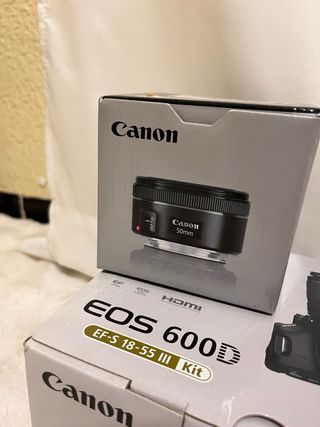 Canon EOS 600D + Objetivo 50mm