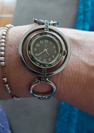 Orologio acciaio inox doppio cerchio