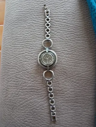 Orologio acciaio inox doppio cerchio
