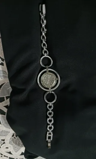 Orologio acciaio inox doppio cerchio