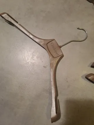 Lotto 10 Grucce Conbipel effetto Legno