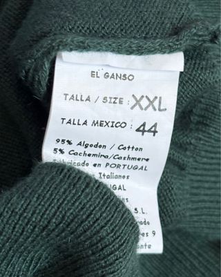 Jersey El Ganso Verde Talla L