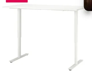 Mesa escritorio elevable blanca perfectas condici