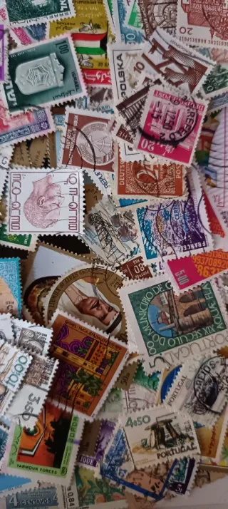 500 sellos del mundo sin repetir