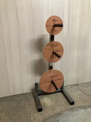 Soporte Discos de Pesas de 28 y 30 mm Decathlon