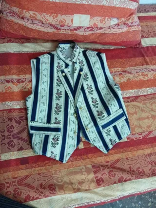 Traje fallero niño azul y blanco