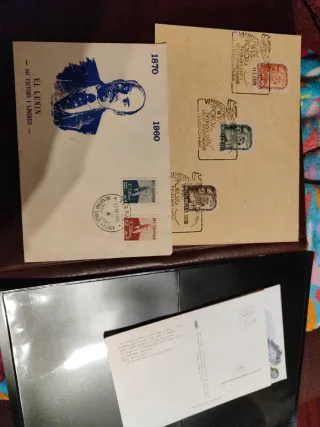 Lote sellos y sobres mundiales