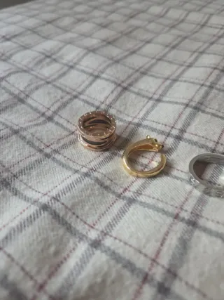 Lote Anillos Bvlgari, Van Cleef, Cartier