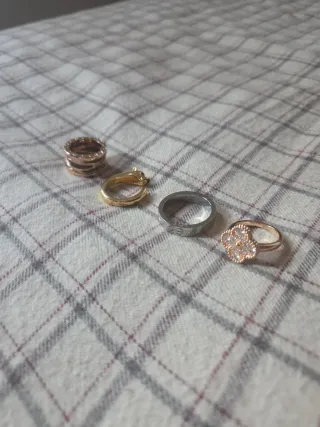 Lote Anillos Bvlgari, Van Cleef, Cartier