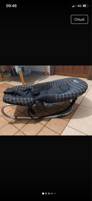 Sdraietta neonato a quadretti