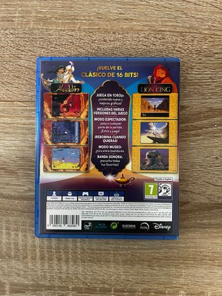 Juego PS4 Aladdin y El Rey León