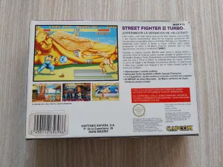 STREET FIGHTER II TURBO PAL ESPAÑA SUPER NINTENDO