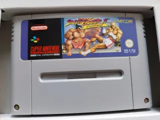 STREET FIGHTER II TURBO PAL ESPAÑA SUPER NINTENDO