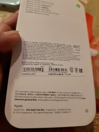 Custodia iPhone 12 mini Viola in Silicone Apple