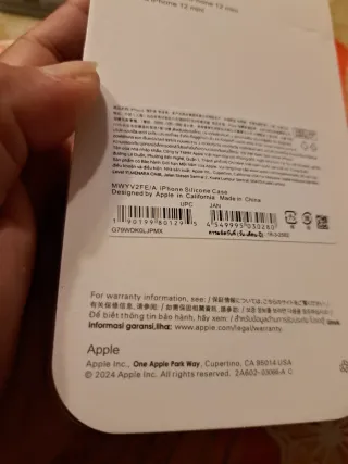 Custodia iPhone 12 mini Viola in Silicone Apple