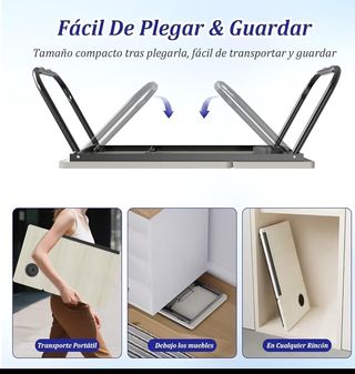 Mesita para sofá/cama de madera