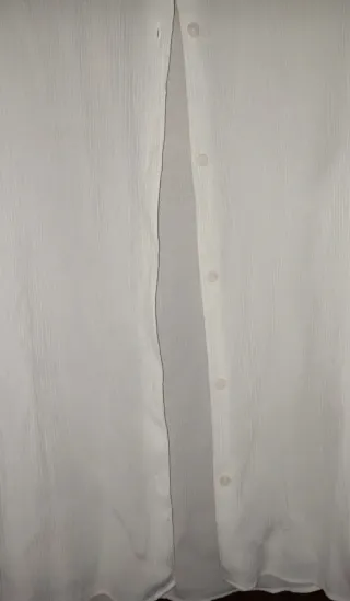 Blusa Bershka Blanca Talla XS-S