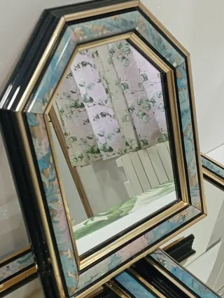 Set di 3 Specchi Vintage Anni 80/90