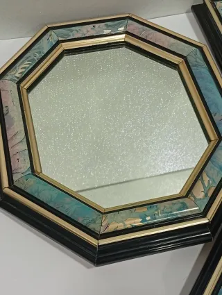 Set di 3 Specchi Vintage Anni 80/90