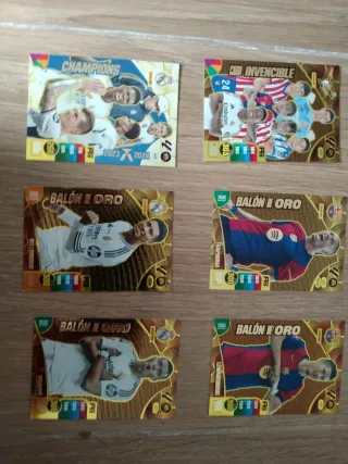 Lote de cromos de fútbol Panini Champions