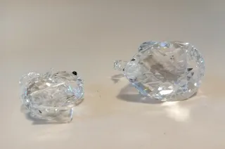 SWAROVSKI CIGNO e SCOIATTOLO Cristallo VINTAGE