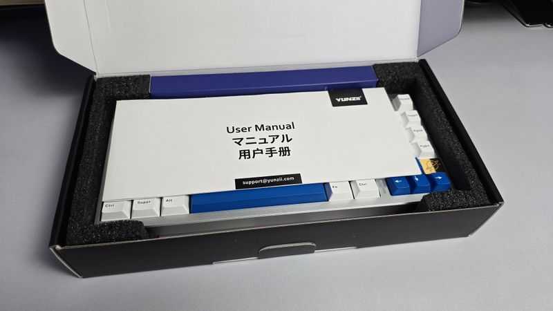 Yunzii AL75 Teclado Mecánico Blanco/Azul afbeelding 6