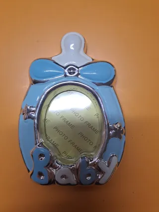 Cornice portafoto a forma di biberon