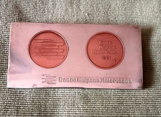 Pisapapeles Banco Hispano Americano 1981