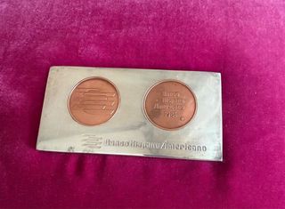 Pisapapeles Banco Hispano Americano 1981