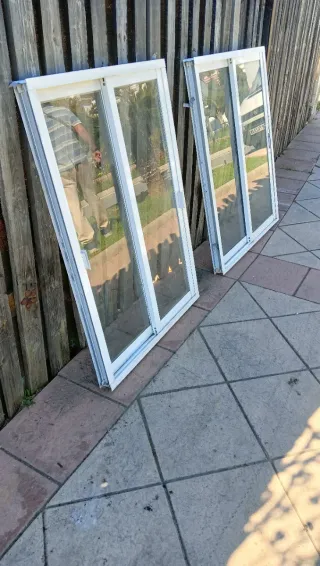 Ventana corredera aluminio y cristal