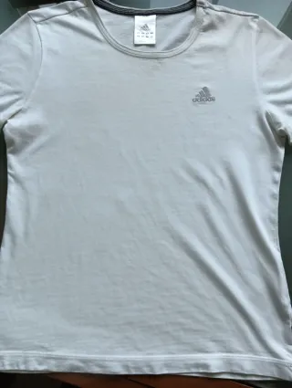 Camiseta Adidas Blanca Talla 36