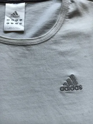 Camiseta Adidas Blanca Talla 36