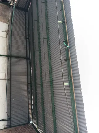 Techo de chapa metálica