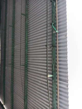 Techo de chapa metálica