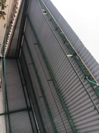 Techo de chapa metálica