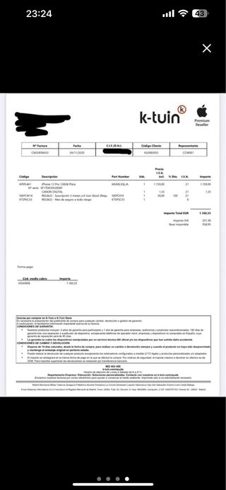 iPhone 12 Pro 128GB Bianco