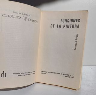 Fernand Léger - Funciones de la Pintura