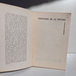 Fernand Léger - Funciones de la Pintura